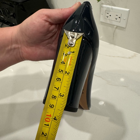 Franco Sarto Blue Patent Heels 9.5M - Picture 11 of 11